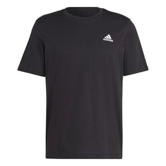 Adidas Men's Crew Neck Spell Out Logo Short Sleeve Golf T-Shirt Black Size XL - Picture 1 of 8